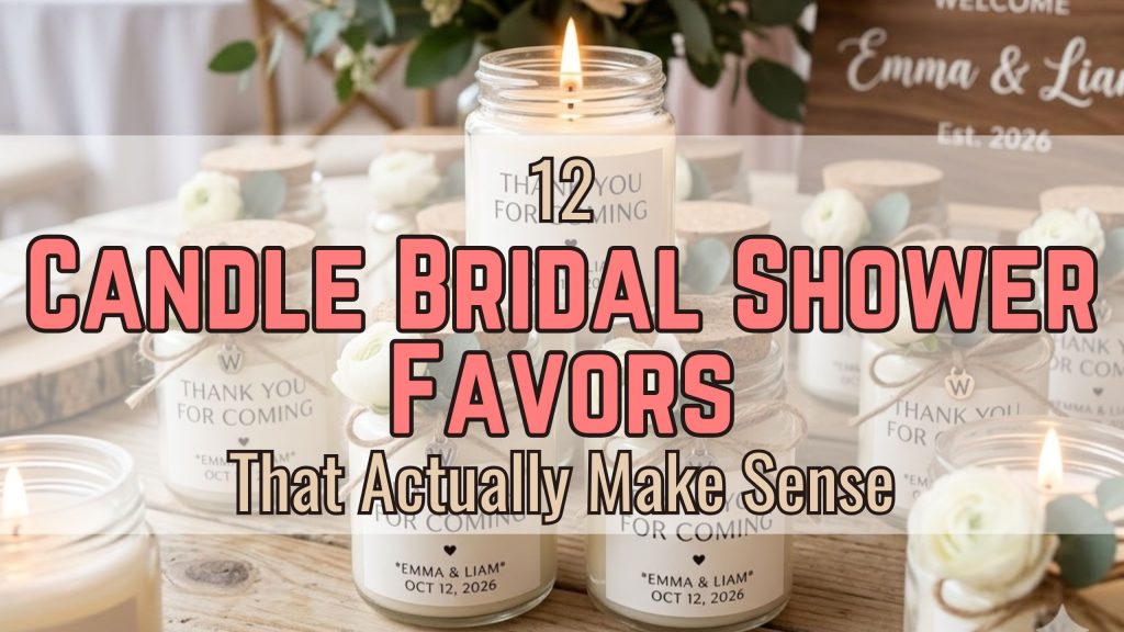 12 Candle Bridal Shower Favors That Actually Make Sense