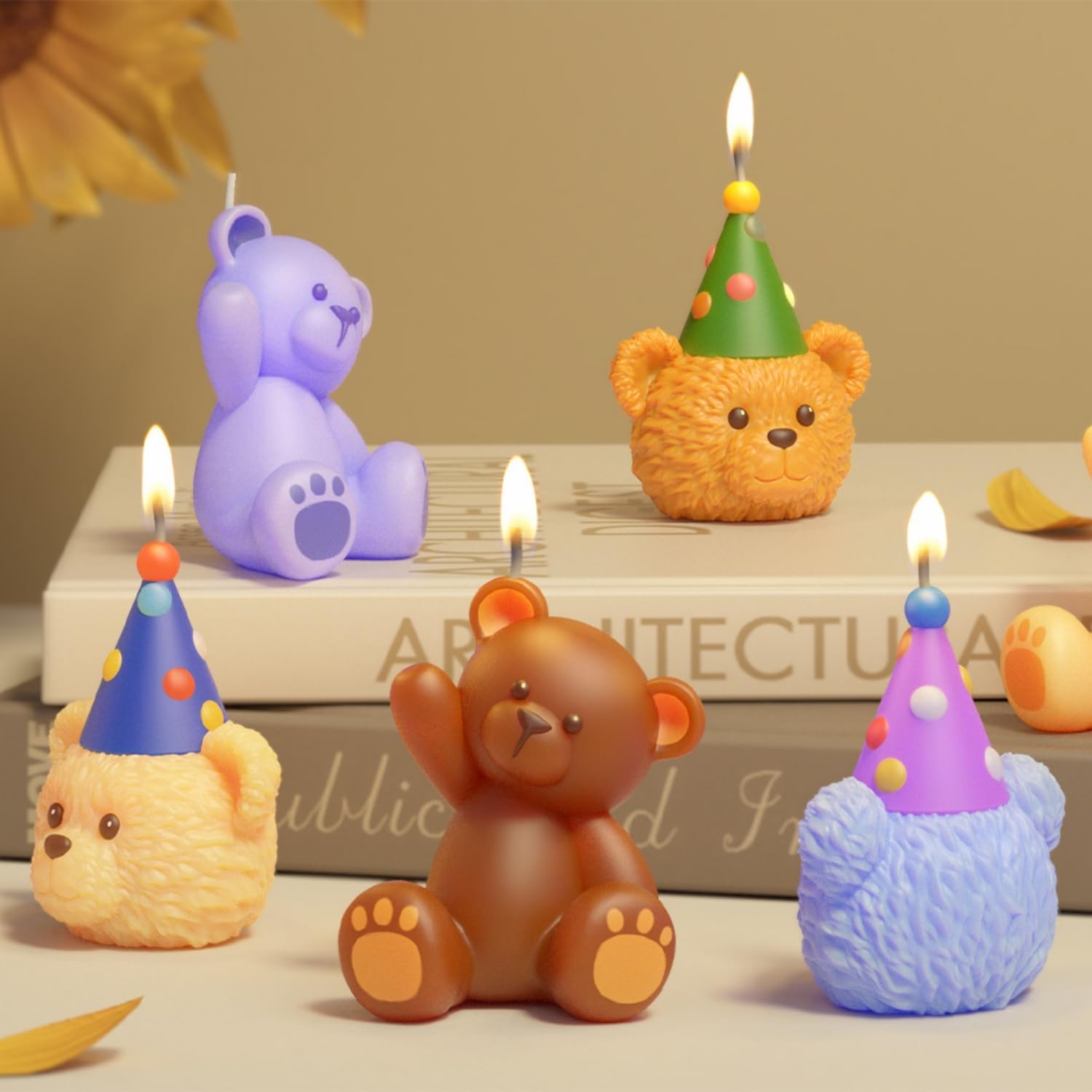 Little Bear Candle Molds