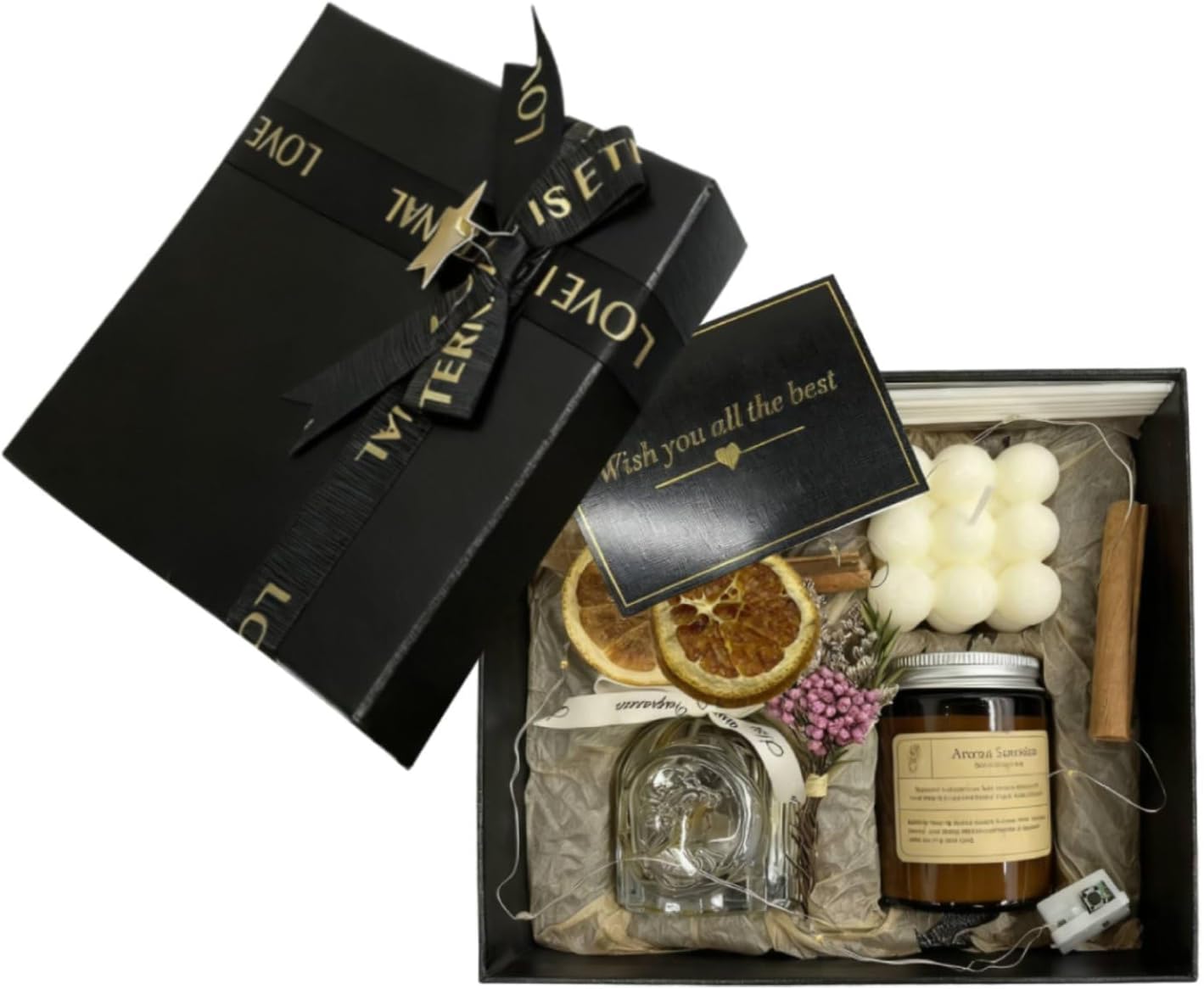 English Pear & Freesia Candle & Diffuser basket
