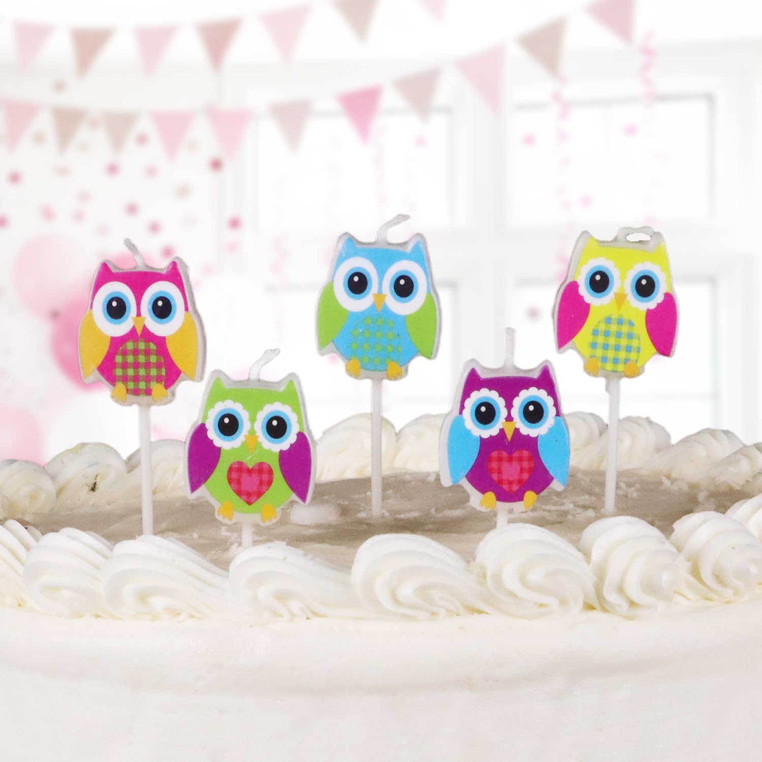 Owl Birthday Candles