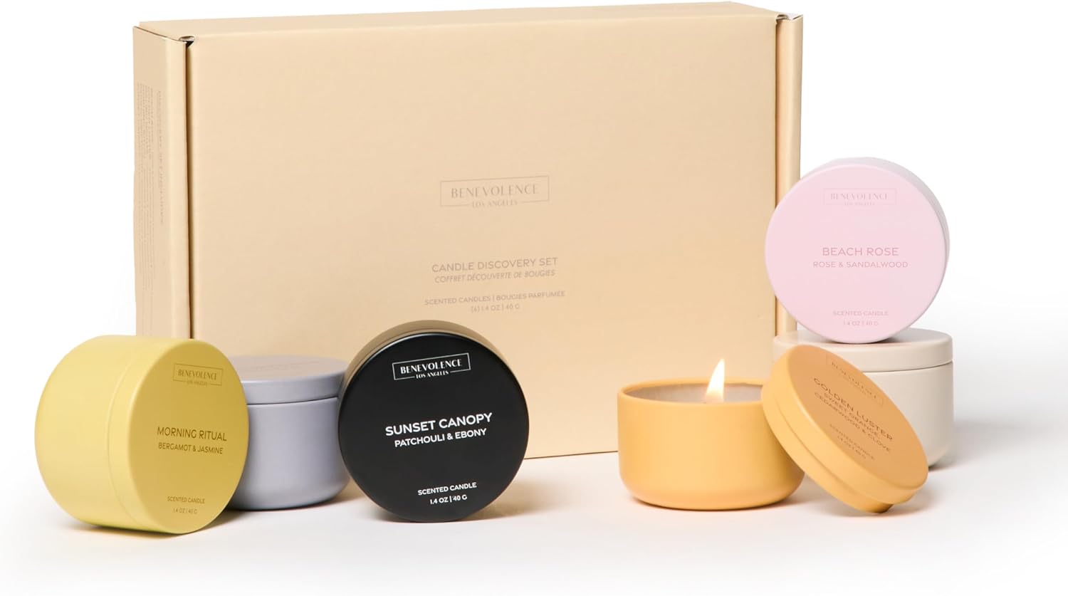 cute jars of candles ready to gift
