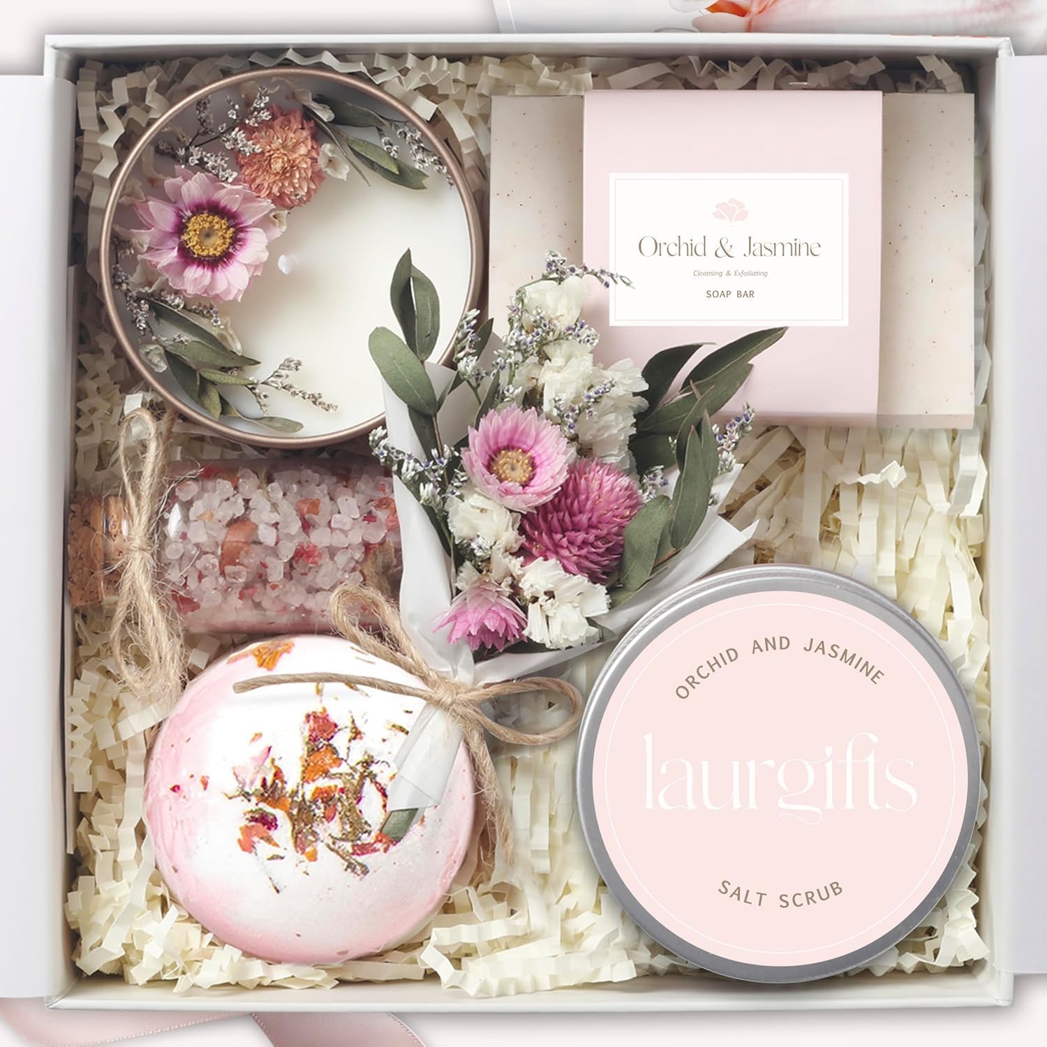 Candle & Bath Set