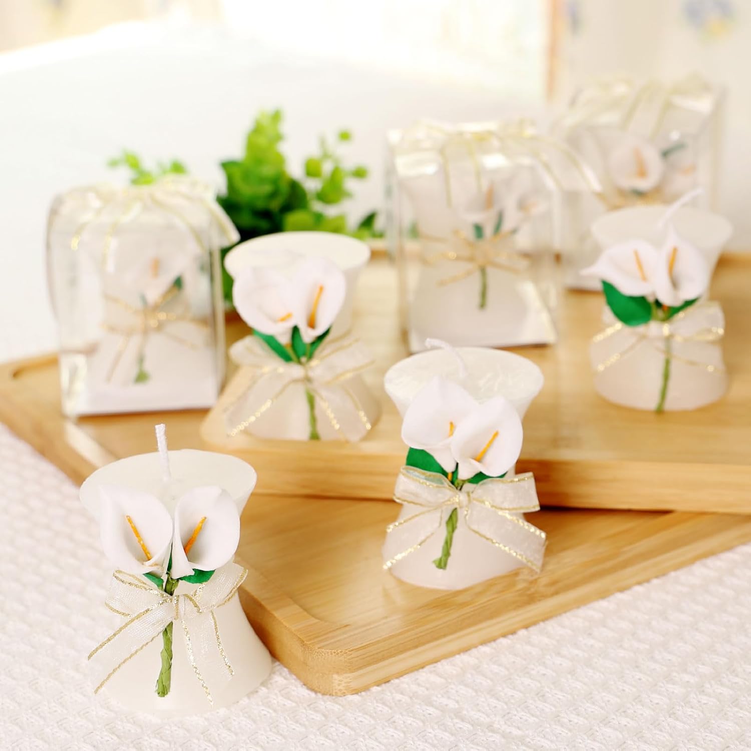 Calla Lily Style Candle Favors