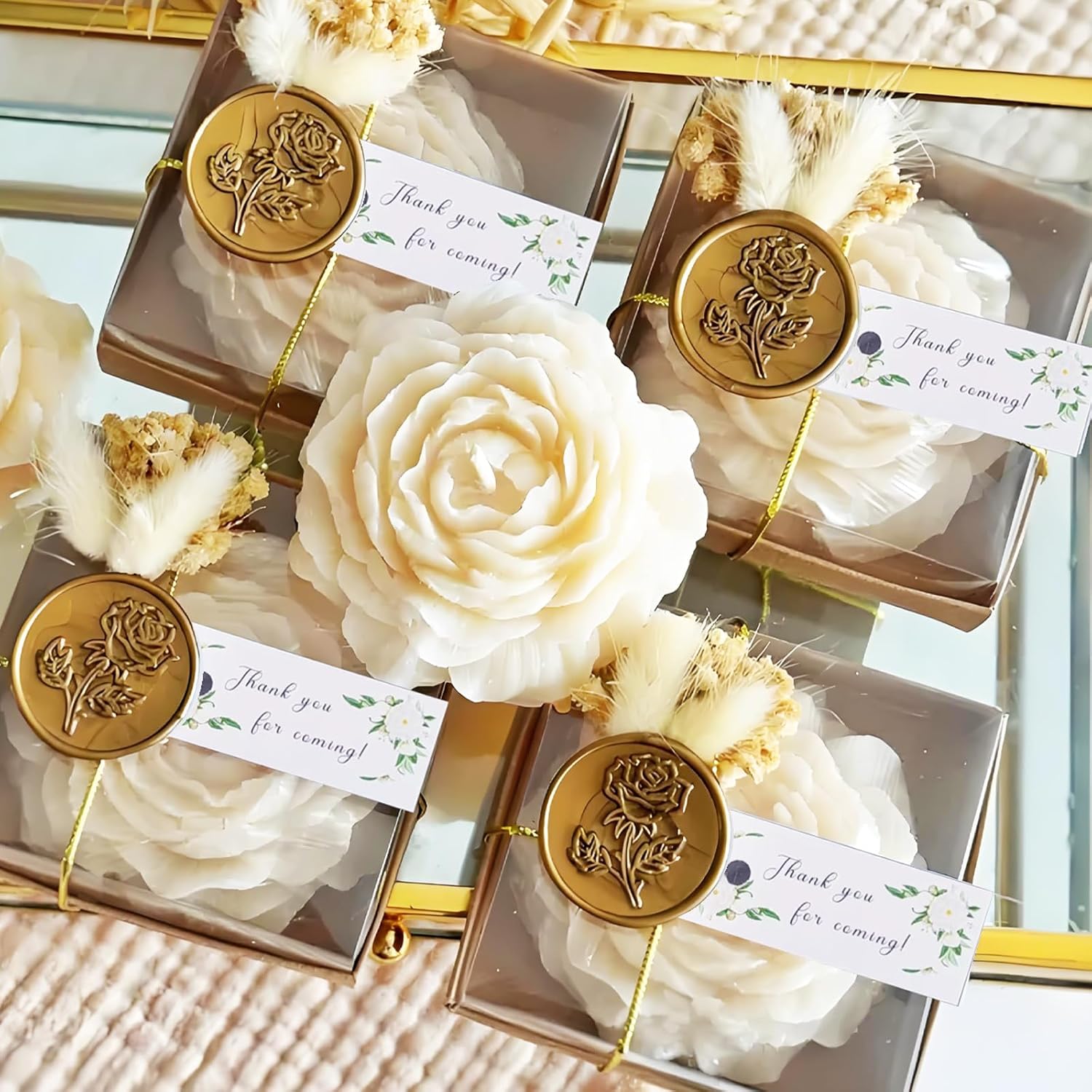 Floral Soy Wax with Gift Box and Tags
