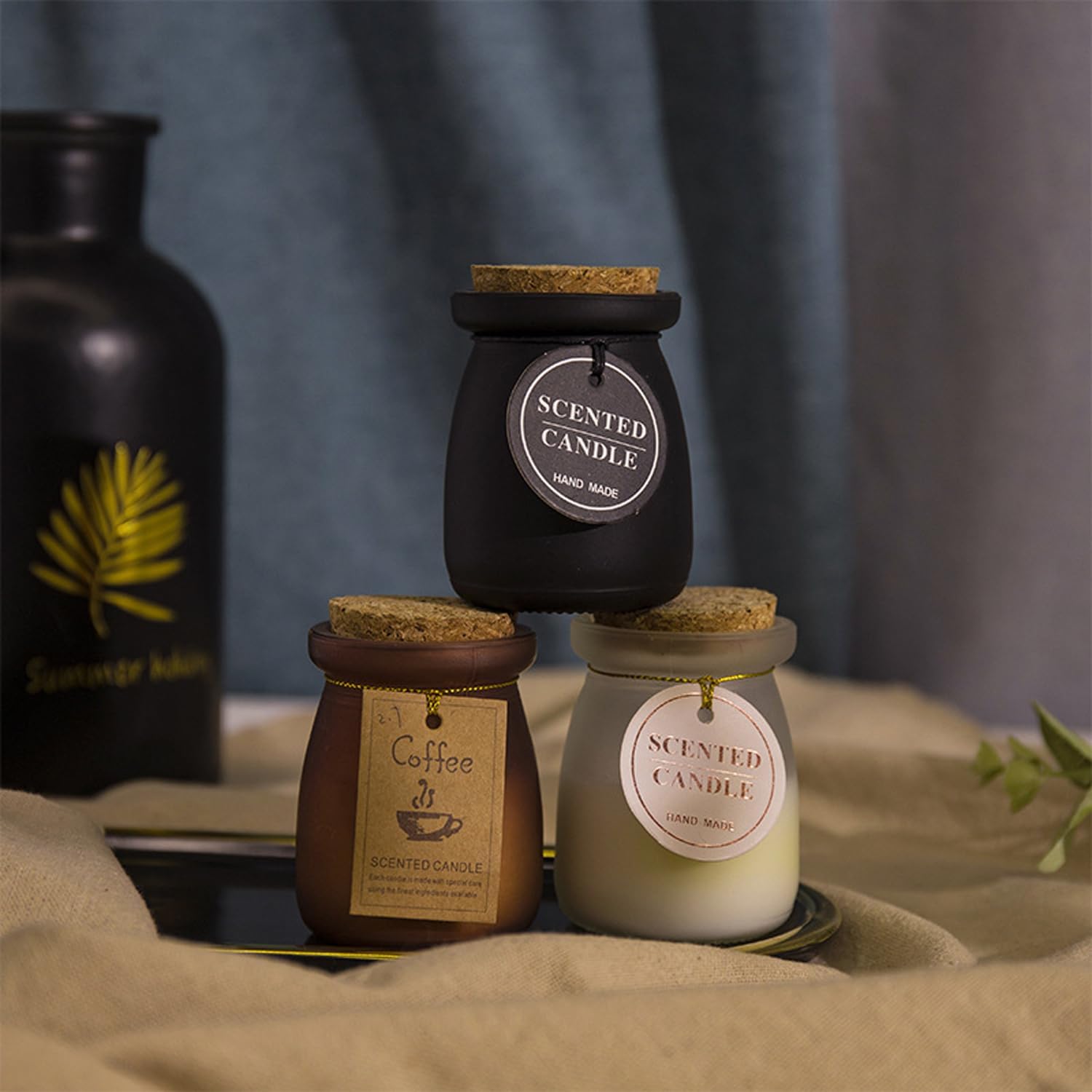 Focused mood enhancement candle set