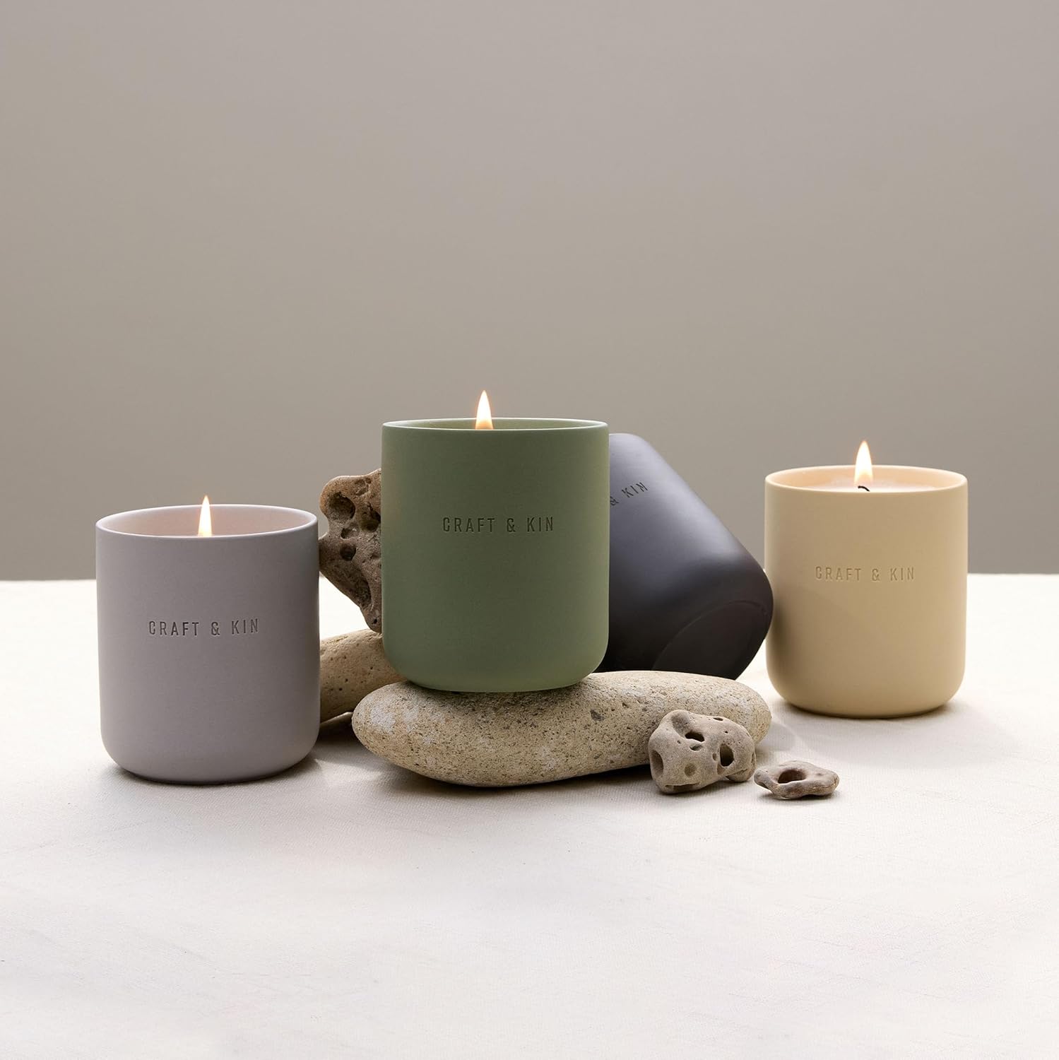 Craft & Kin Scented Candles Discovery Set, 4 Pack of 3oz
