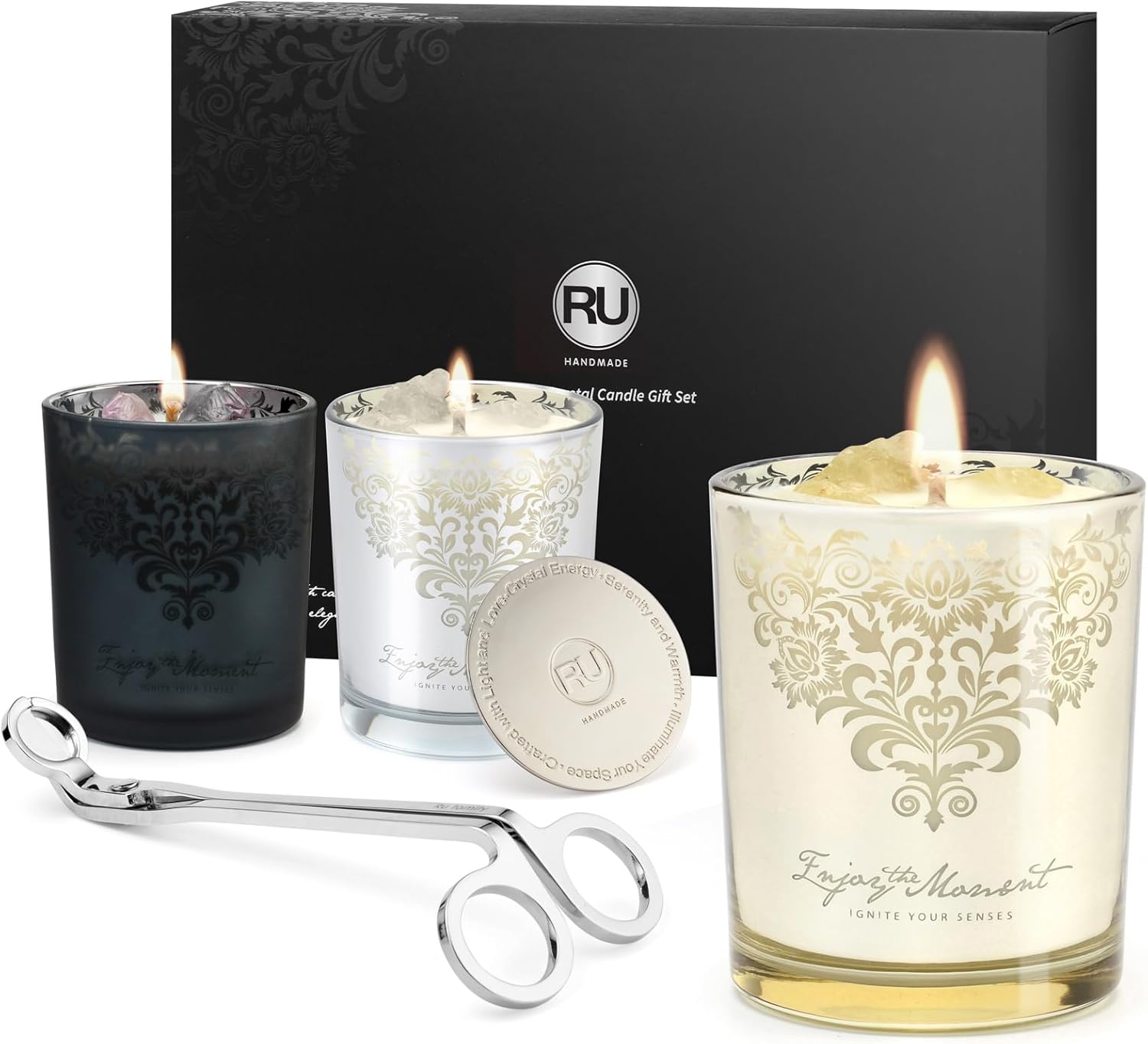 elegant candle gift set
