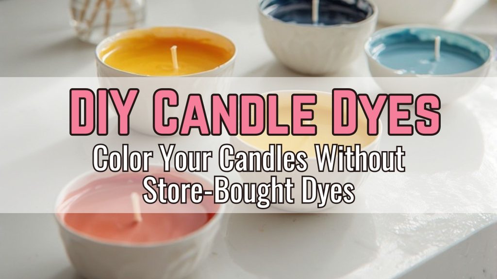 DIY Candle Dyes: How to Color Your Candles Without Store-Bought Dyes