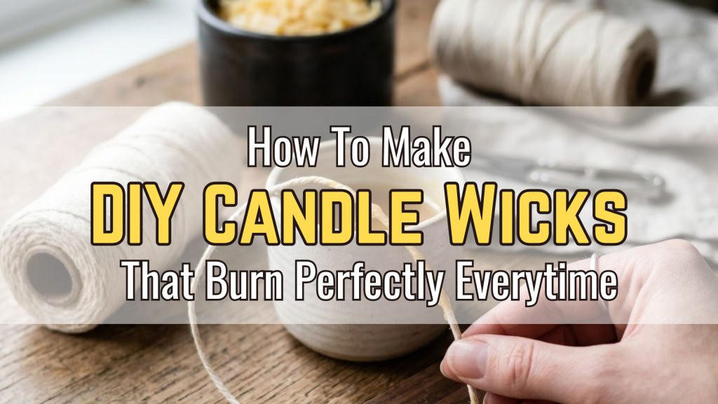 How To Make DIY Candle Wicks That Burn Perfectly Everytime