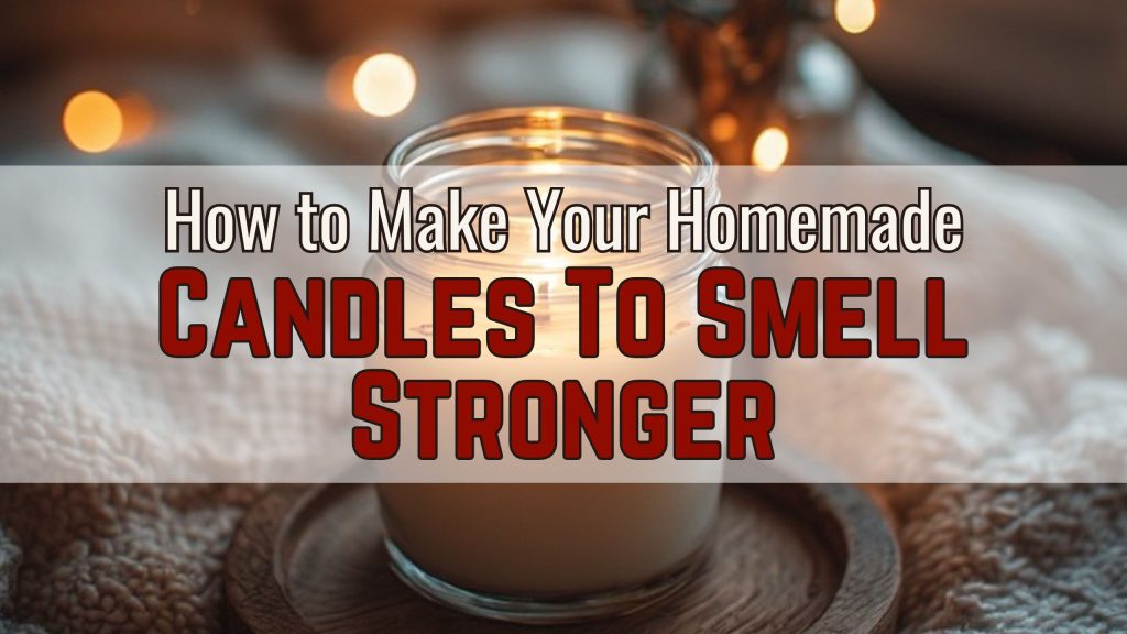 How to Make Your Homemade Candles to Smell Stronger