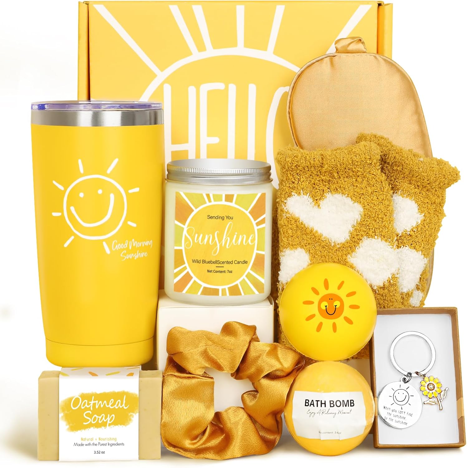 10pcs Unique Gift Basket – Brighten Up Her Day