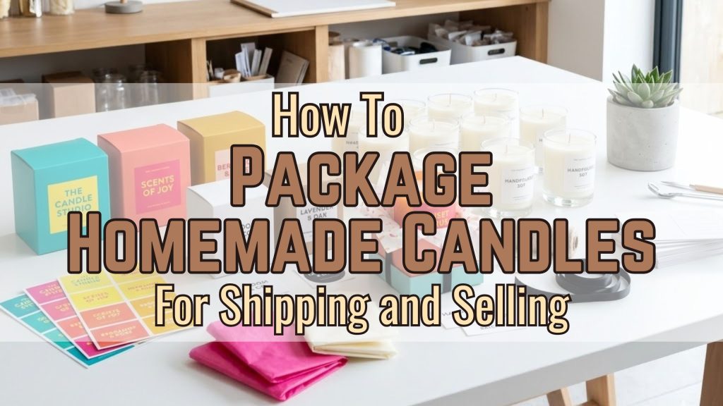 how to package homemade candles