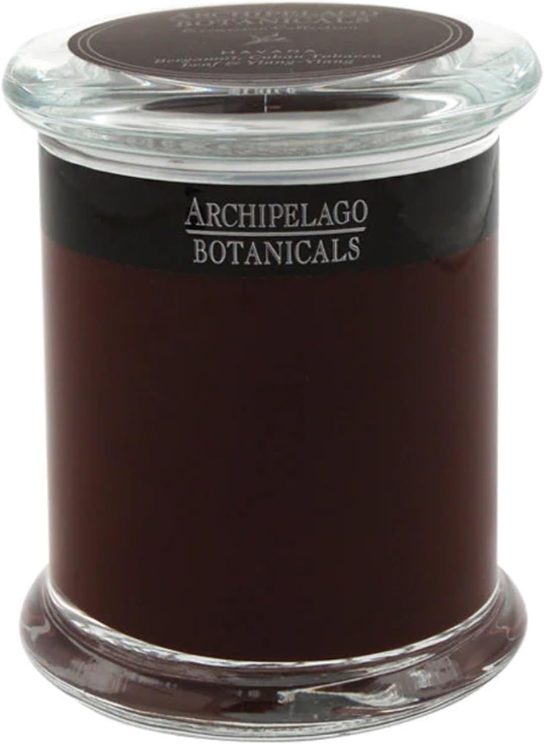 Archipelago Botanicals Havana bergamot tobacco candle gift for men in glass jar