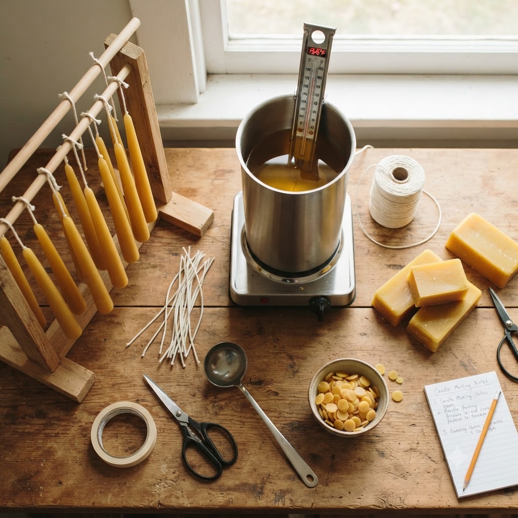 hand dipped candle making supplies