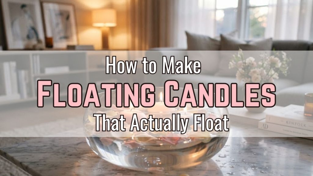 how to make floating candles that actually float