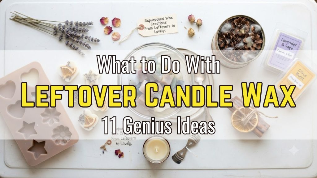 what to do with leftover candle wax