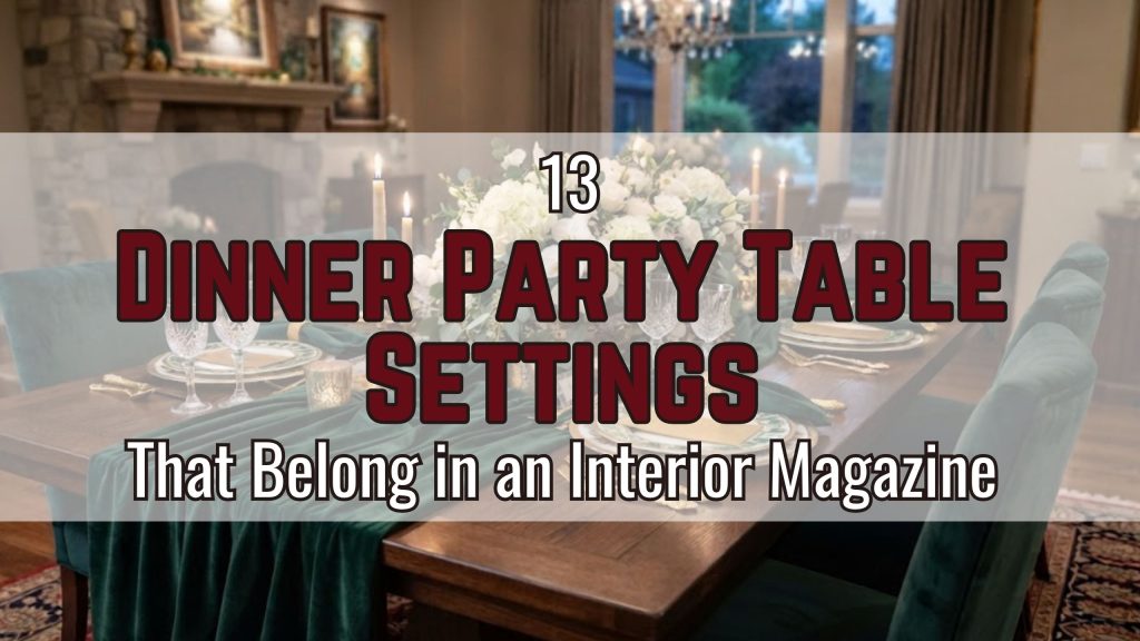 13 Dinner Party Table Settings That Belong in an Interior Magazine