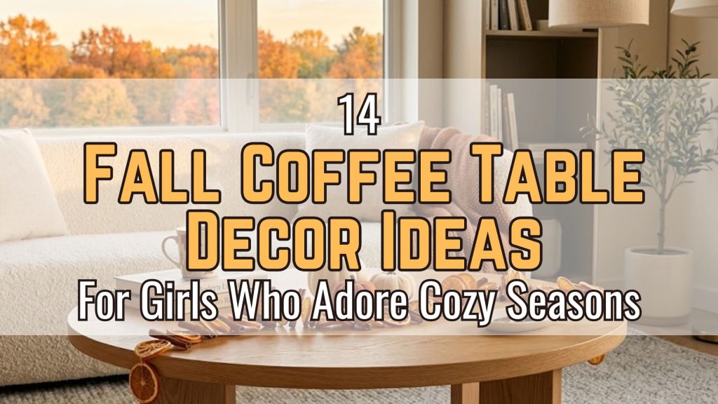 14 Fall Coffee Table Décor Ideas for Girls Who Adore Cozy Seasons