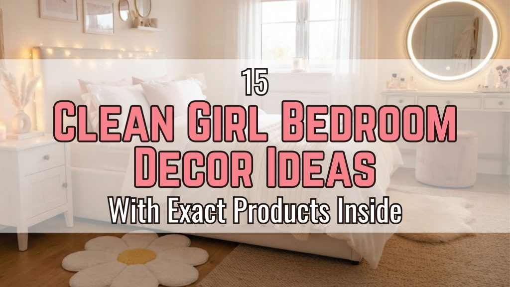 15 Clean Girl Bedroom Decor Ideas With Exact Products Inside