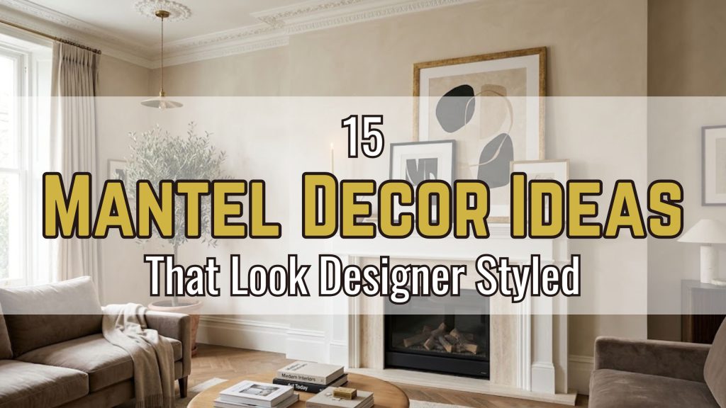 15 Mantel Decor Ideas That Look Designer Styled