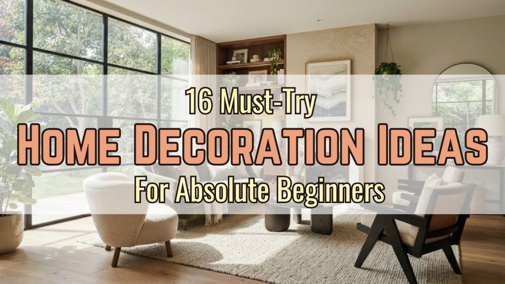16 Must-Try Home Decoration Ideas for Absolute Beginners