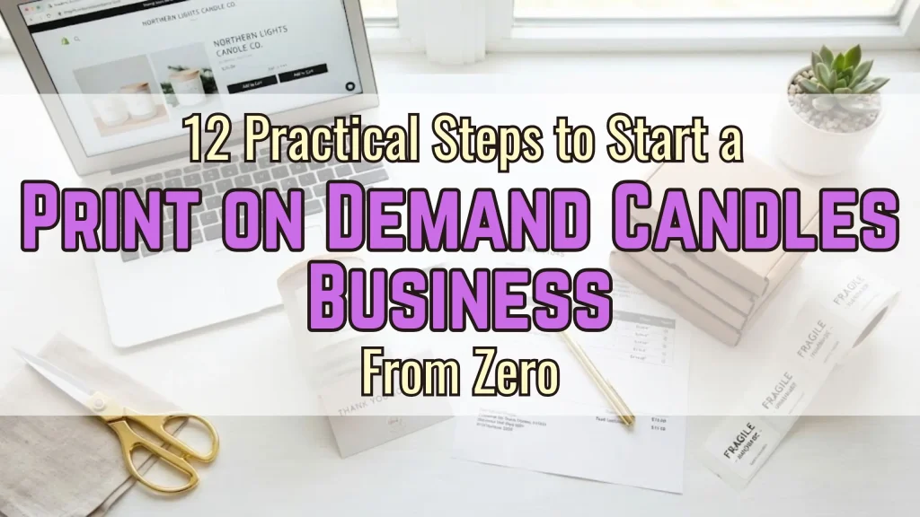 12 Practical Steps to Start a Print on Demand Candles Business From Zero