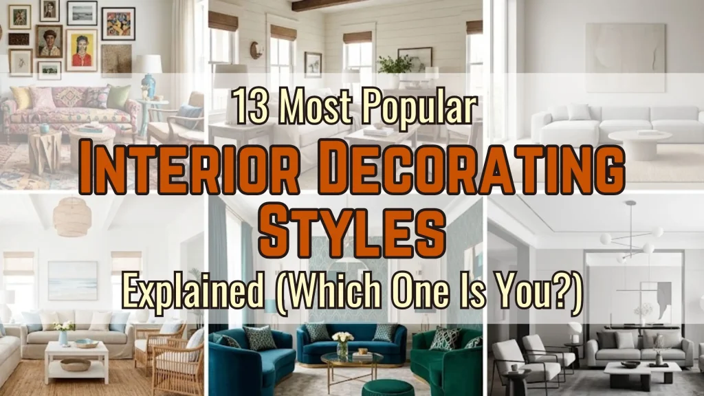 13 Most Popular Interior Decorating Styles Explained (Which One Is You?)