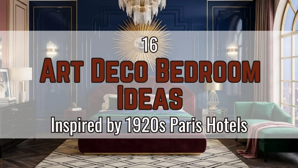 16 Art Deco Bedroom Ideas Inspired by 1920s Paris Hotels