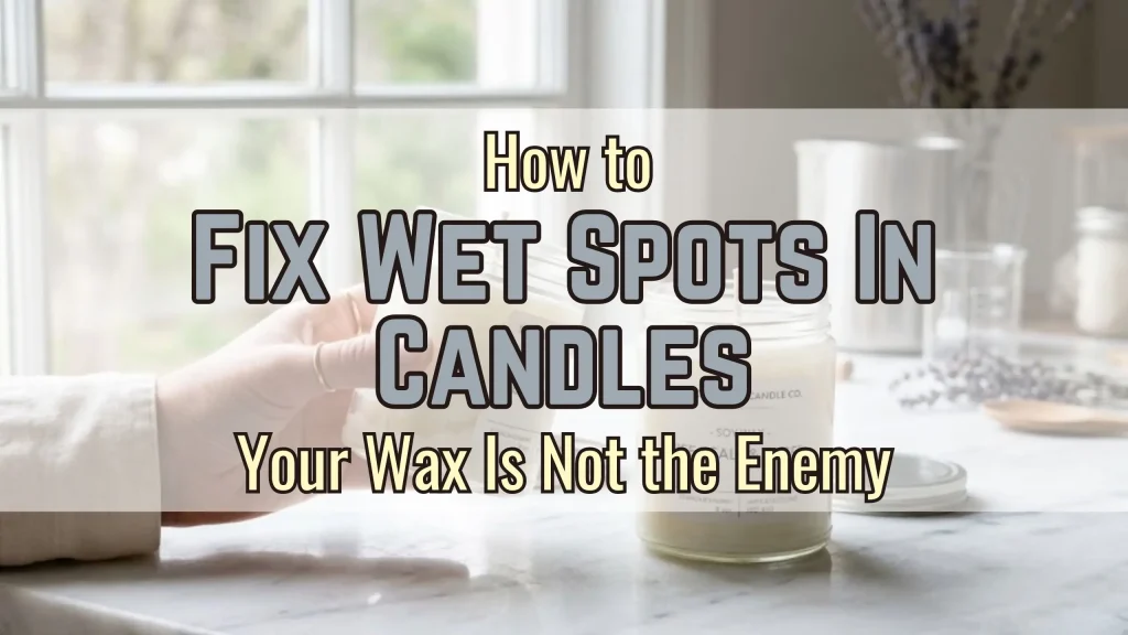 How to Fix Wet Spots in Candles — Your Wax Is Not the Enemy