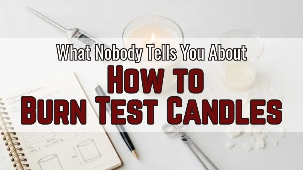 What Nobody Tells You About How to Burn Test Candles